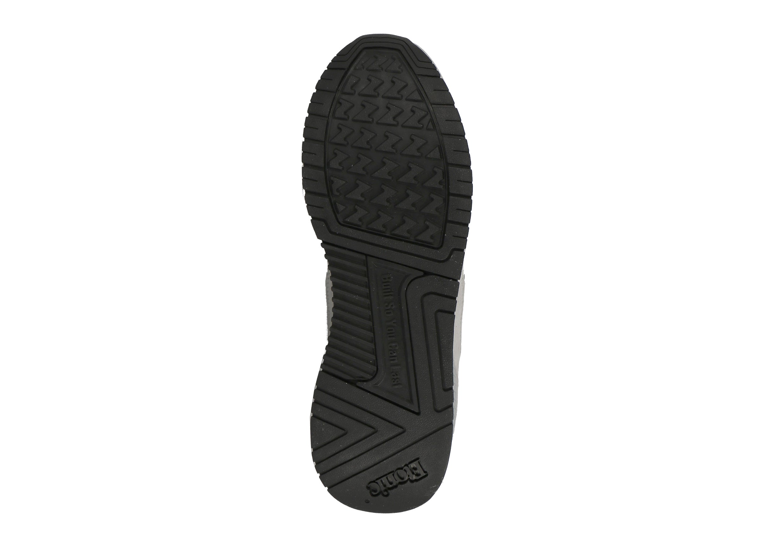 Sneakers Stable Base di Etonic in mesh beige e suede grigio con inserti multi-strato in pelle grigio chiaro