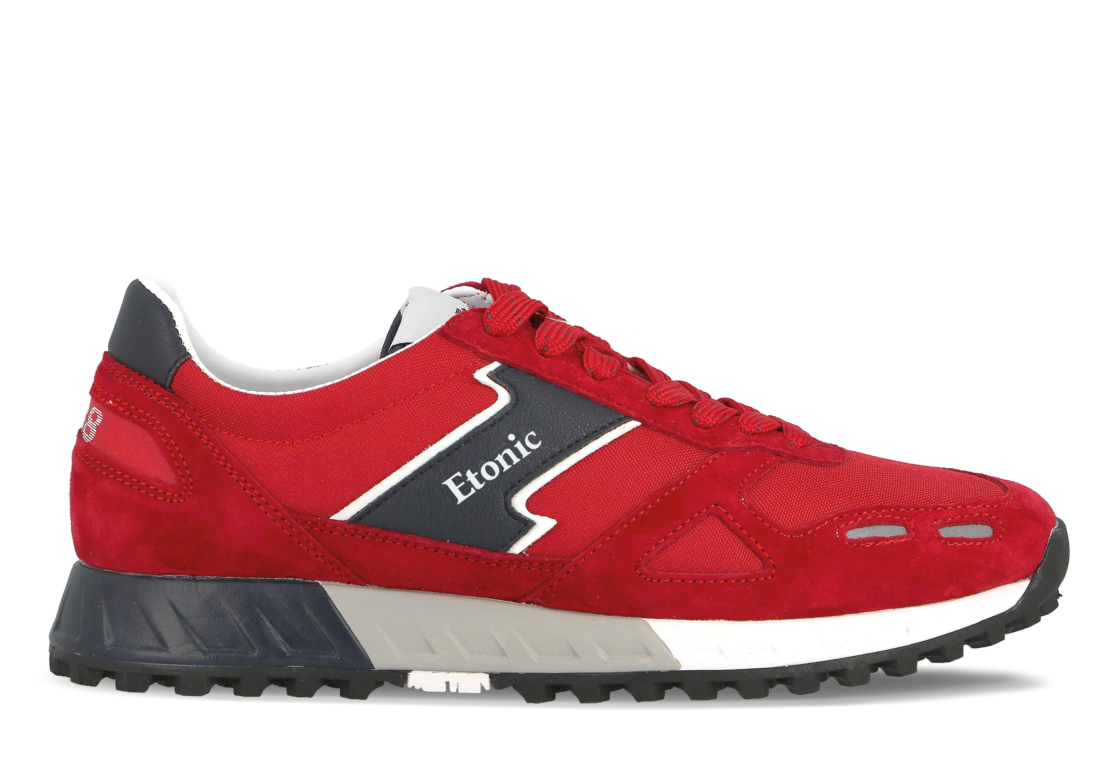 Sneakers PR538 di Etonic in suede e cotone rossi