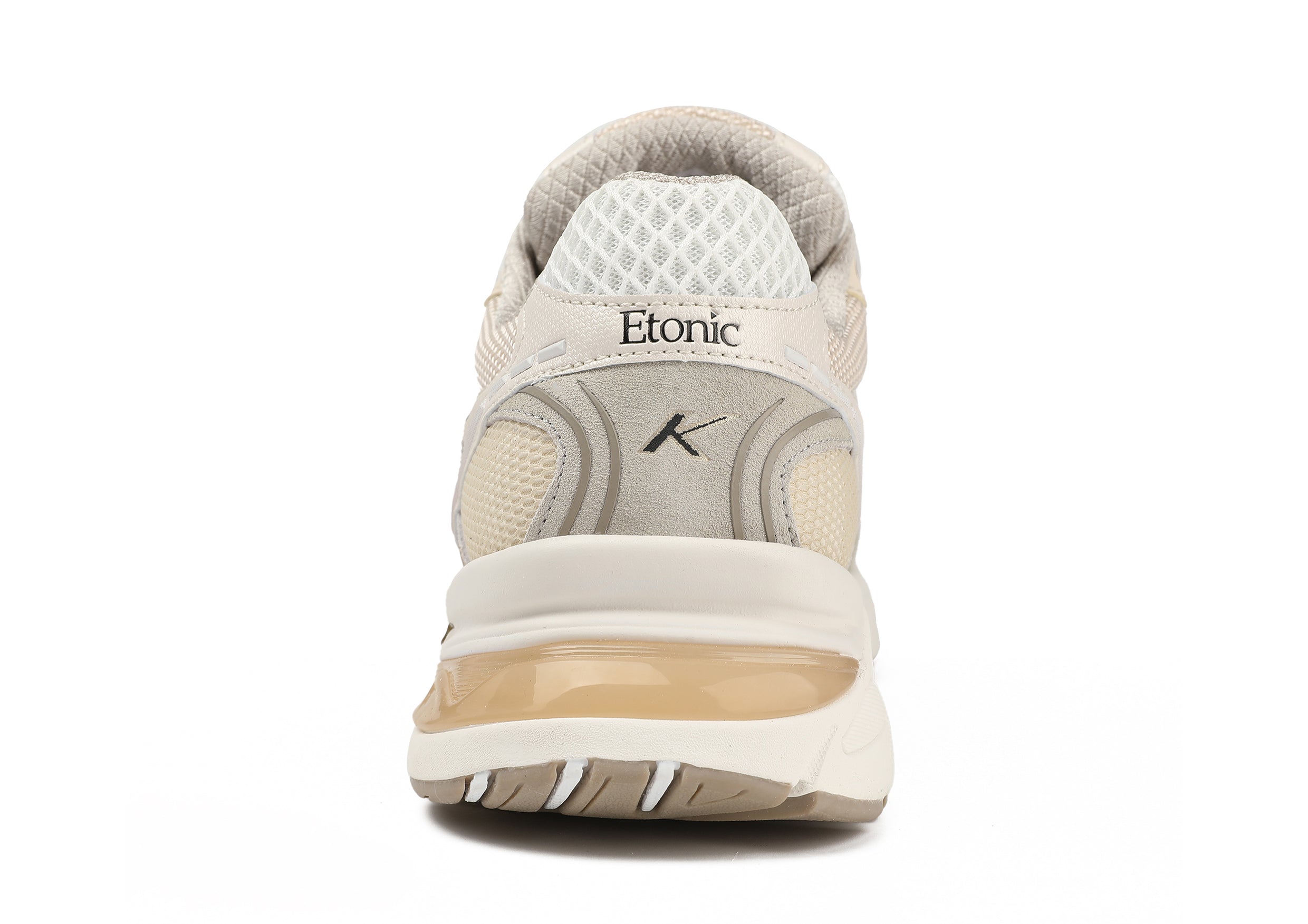 Etonic Kendari 3.0 sneakers in light beige leather and light beige mesh.
