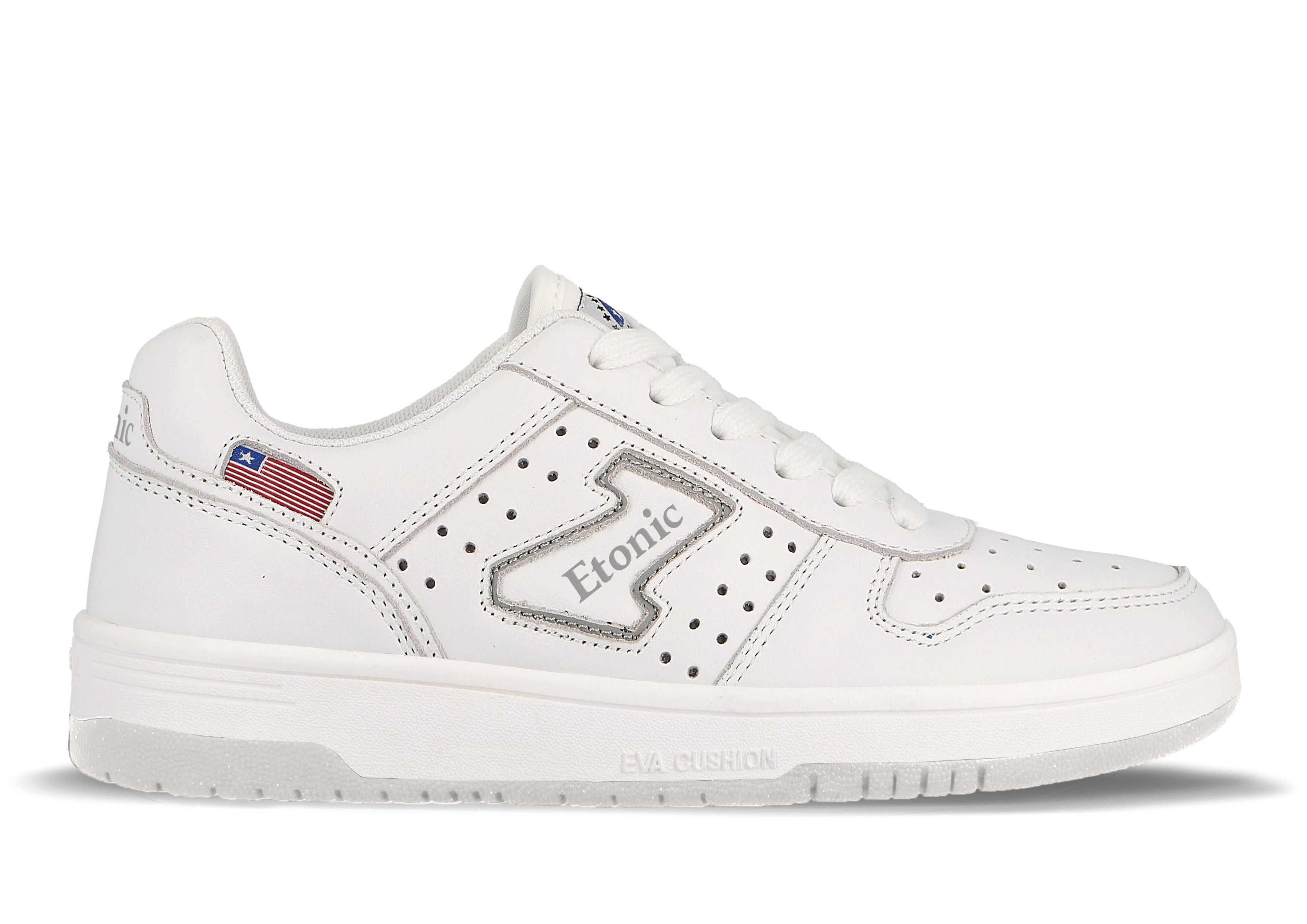 Baskets Etonic Duke en cuir blanc