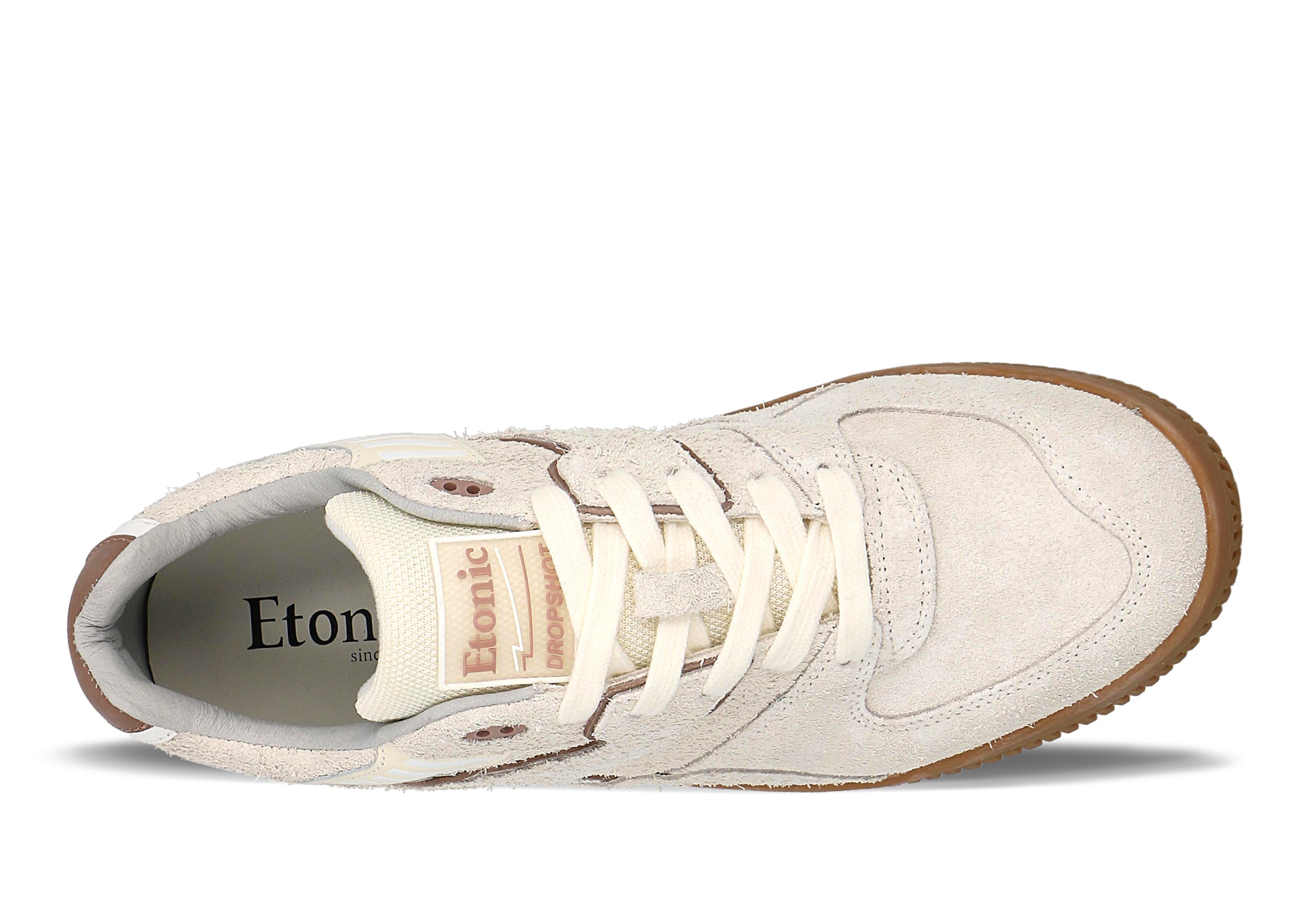 Etonic DROPSHOT années 80 Suède Ivoire Antique