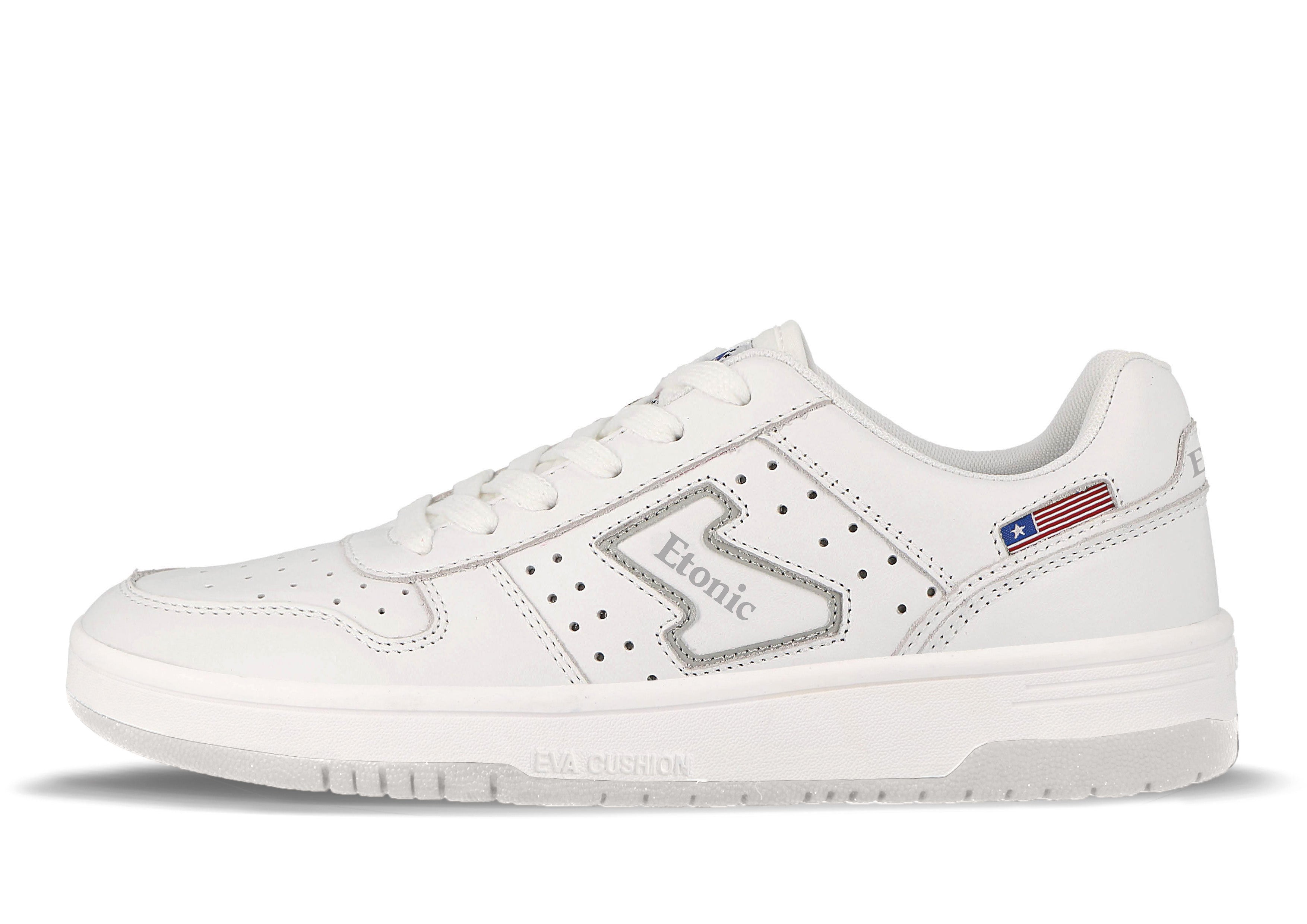 Baskets Etonic DUKE en cuir blanc