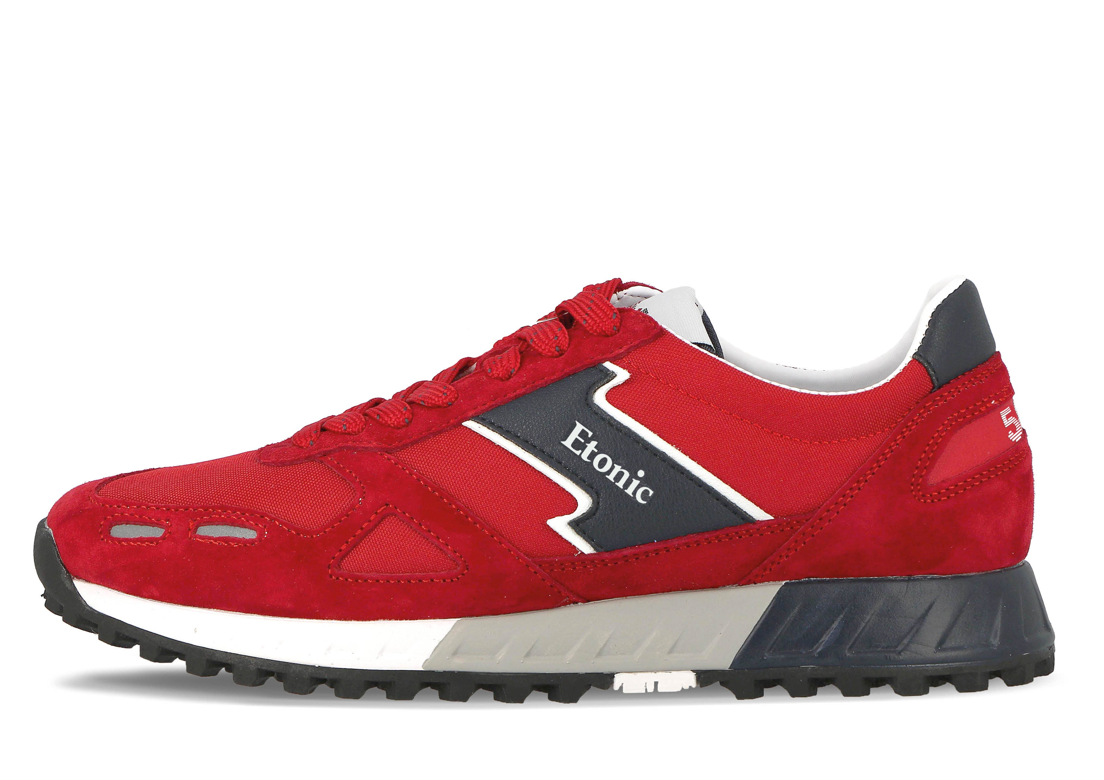 Sneakers PR538 di Etonic in suede e cotone rossi