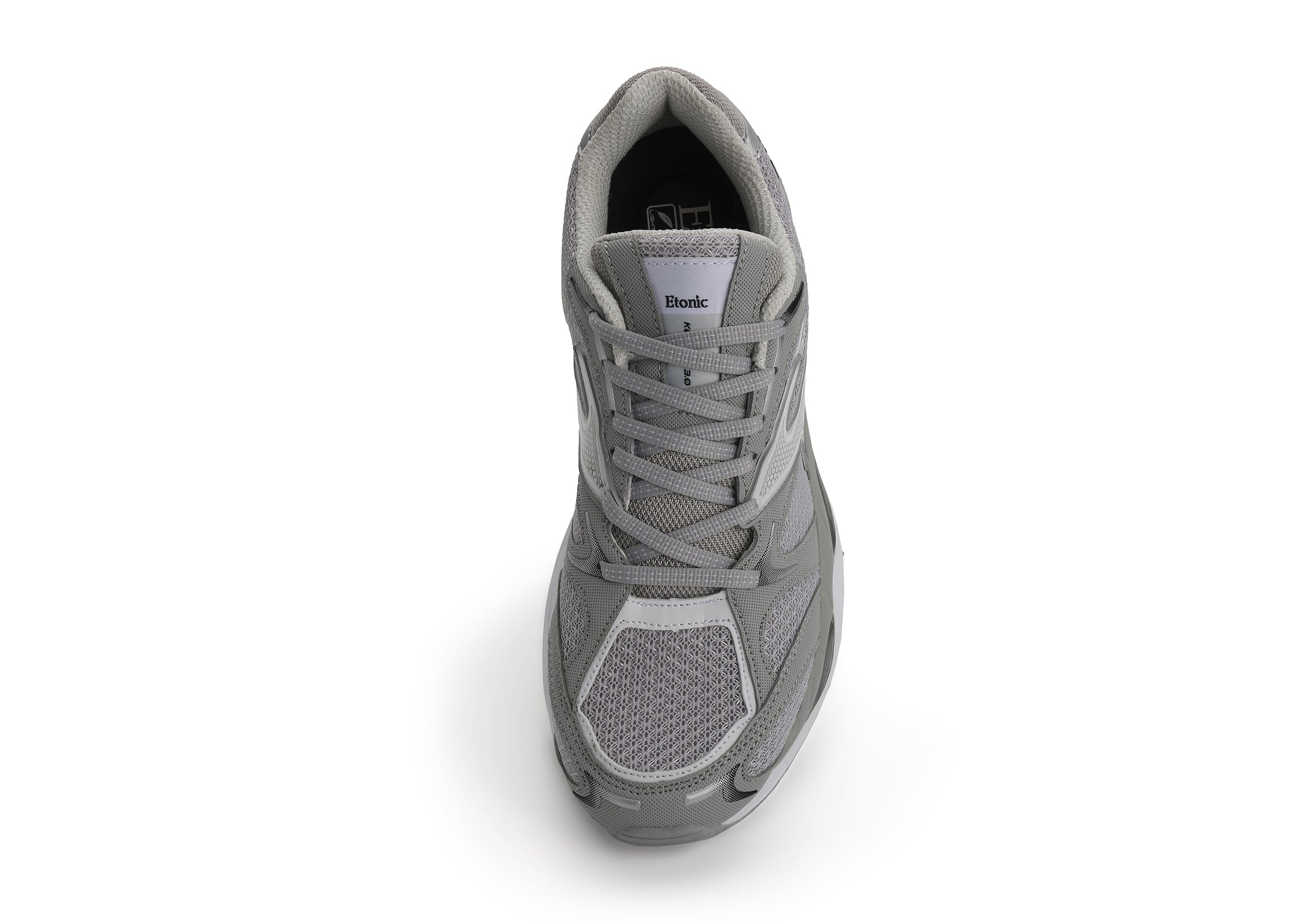 Etonic Kendari 3.0 sneakers in grey leather and grey mesh.