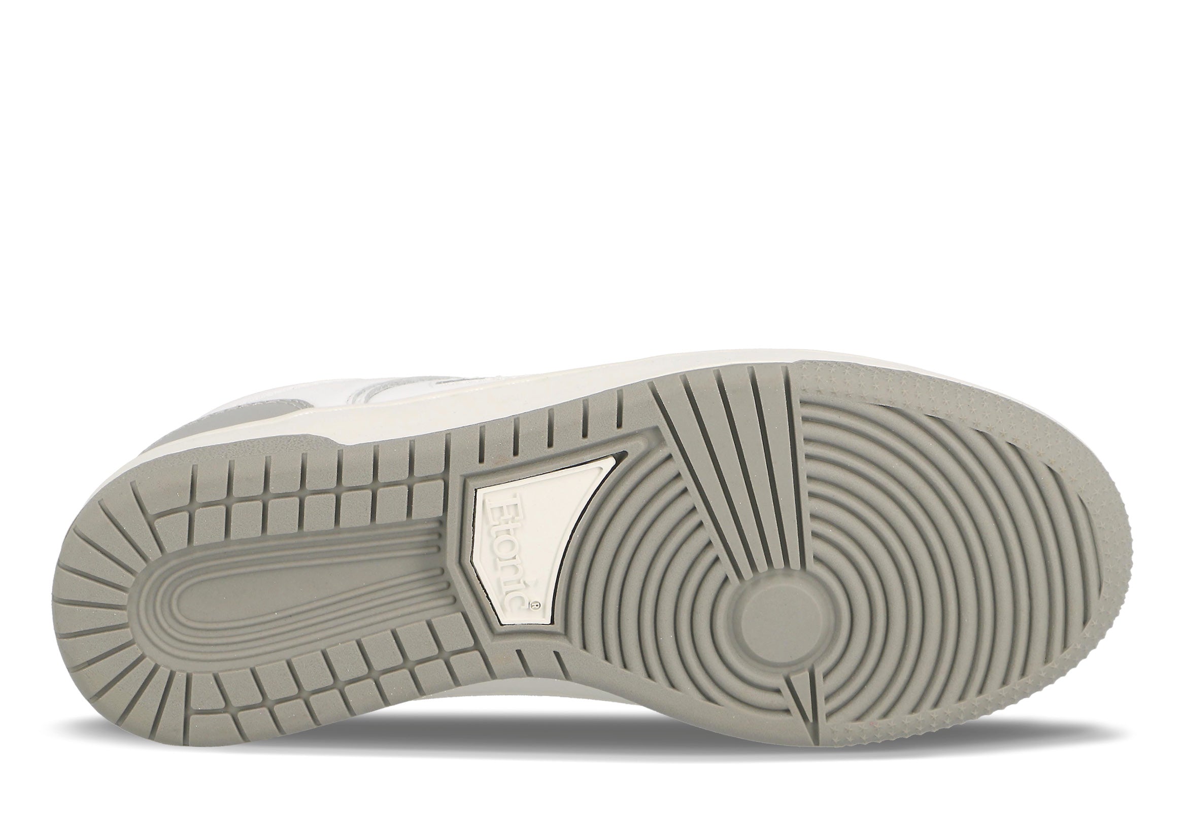 Baskets Etonic B509 en cuir blanc avec empiècements et détails gris